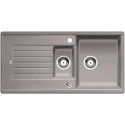 Kivimassi (graniit) valamu BLANCO ZIA 6 S, 100x50 cm, Alumiiniumist metall