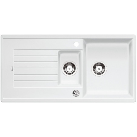 Kivimassi (graniit) valamu BLANCO ZIA 6 S, 100x50 cm, Valge
