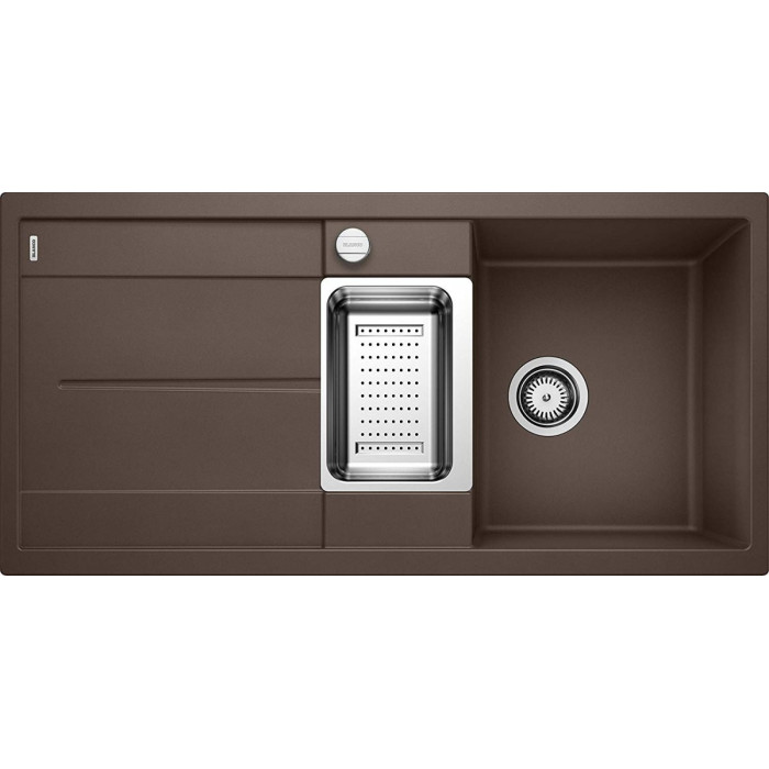 BLANCO METRA 6 S stone composite (granite) sink, 100x50 cm, Coffee