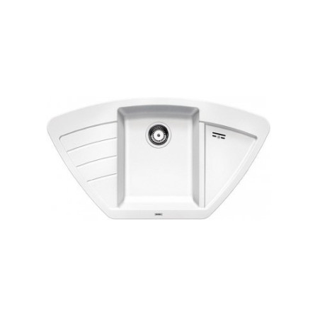Kivimassi (graniit) valamu BLANCO ZIA 9 E, 93x51/43,1 cm, Valge