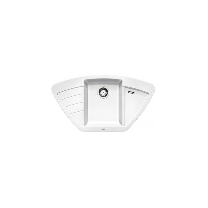 BLANCO ZIA 9 E stone composite (granite) sink, 93x51/43.1 cm, White