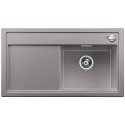 Кухонная мойка из каменной массы (гранитная) BLANCO ZENAR 5 S, 91.5x51 см, алюминиевая металлическая