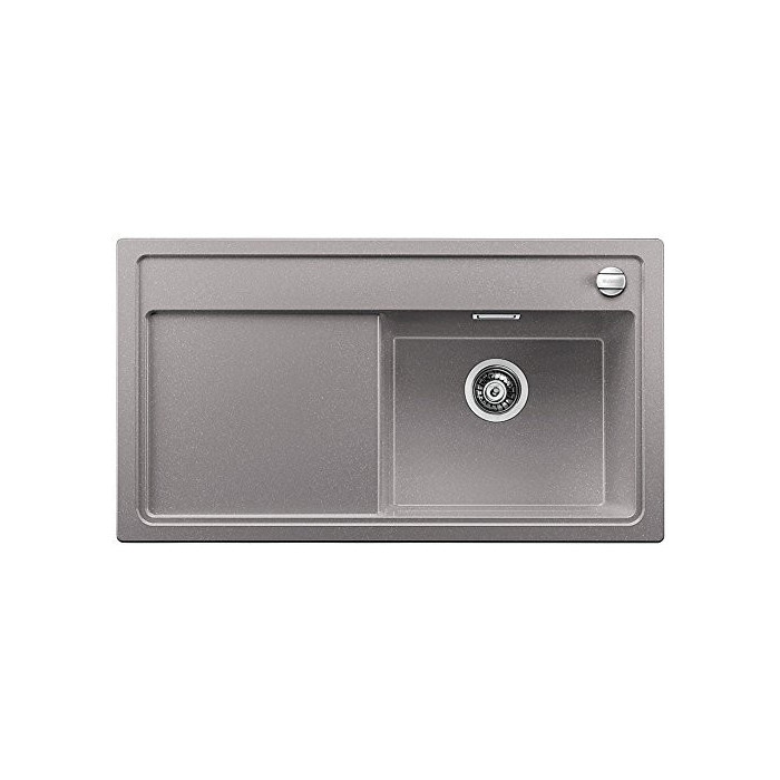 Кухонная мойка из каменной массы (гранитная) BLANCO ZENAR 5 S, 91.5x51 см, алюминиевая металлическая