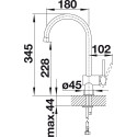 Kitchen (sink) faucet BLANCO Filo, chrome-plated