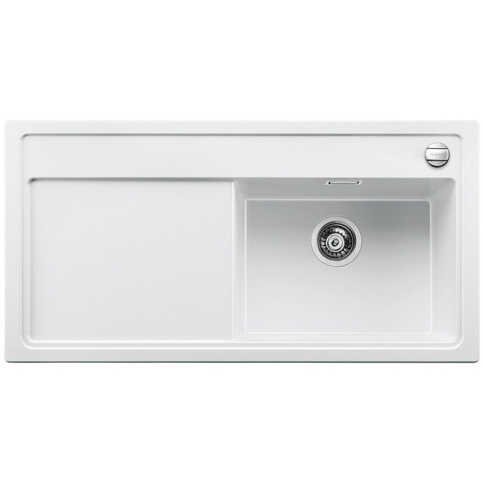Кухонная мойка из каменной массы (гранитная) BLANCO ZENAR XL 6 S, 100x51 см, Белая