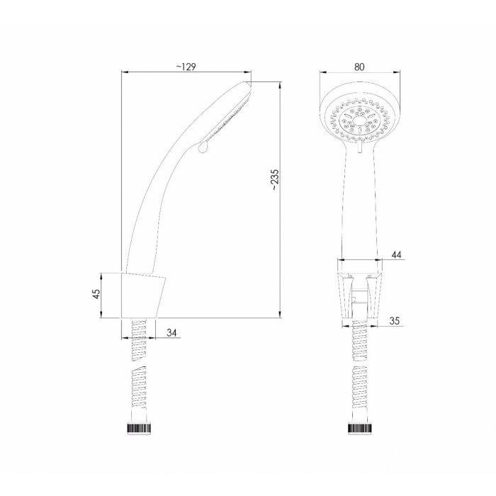 RUBINETA Delta shower sets