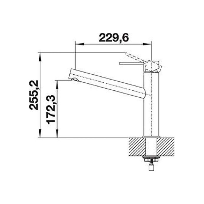 Kitchen (sink) faucet BLANCO AMBIS, stainless steel