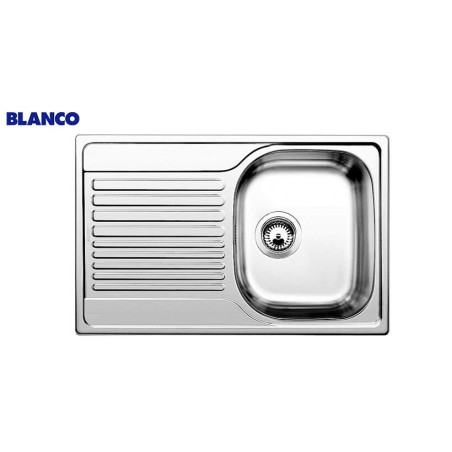 BLANCO TIPO 45 S Compact stainless steel sink, 78x50 cm, Matte finish