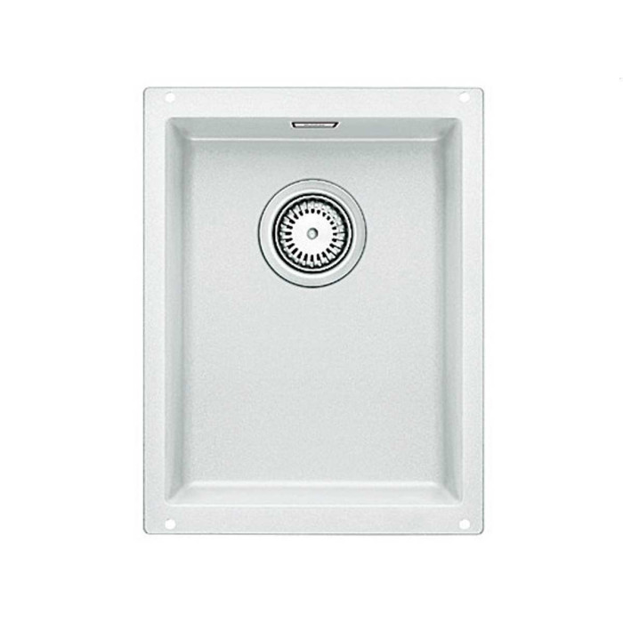Under the countertop mounted sink BLANCO SUBLINE 320-U, 35x40 cm, White