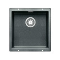 Under the countertop, a BLANCO SUBLINE 400-U sink is installed, 43x40 cm, Aluminum metal.