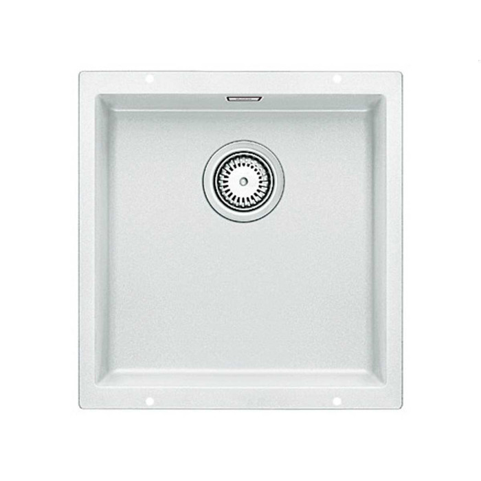 Под столешницей устанавливается мойка BLANCO SUBLINE 400-U, 43x40 см, белая