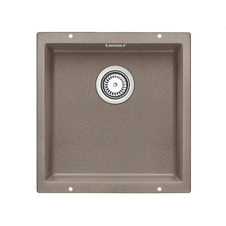 Под столешницей устанавливается мойка BLANCO SUBLINE 400-U, 43x40 см, Трюфель