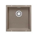 Under the countertop mounted sink BLANCO SUBLINE 400-U, 43x40 cm, Truffle