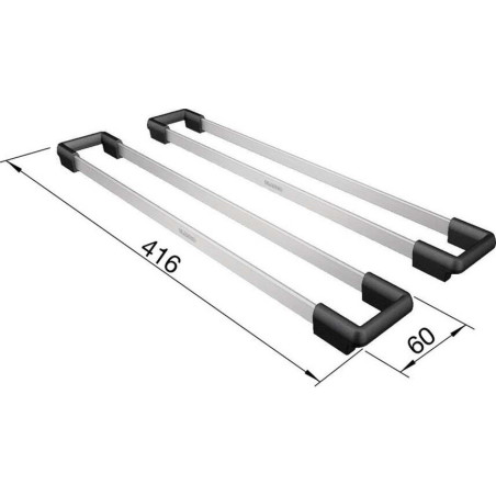Под столешницей устанавливается мойка BLANCO ETAGON 500-U, 53x46 см, Каменный серый