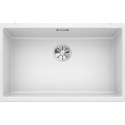 Under the countertop, a BLANCO SUBLINE 700-U sink is installed, 73x40 cm, White.