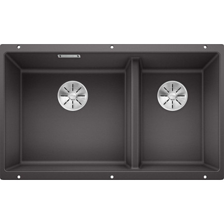Под столешницей устанавливается мойка BLANCO SUBLINE 430/270-U, 75.5x40 см, Каменный серый