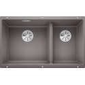 Pöytälaudale paigaldatav BLANCO SUBLINE 430/270-U kraanikauss, 75.5x40 cm, alumiiniumist metallist
