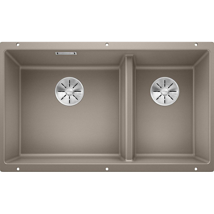 Под столешницей устанавливается мойка BLANCO SUBLINE 430/270-U, 75.5x40 см, Трюфель
