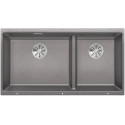 Pöytälaudale paigaldatav BLANCO SUBLINE 480/320-U kraanikauss, 85.5x40 cm, alumiiniumist metallist