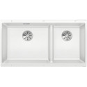 Под столешницей устанавливается мойка BLANCO SUBLINE 480/320-U, 85.5x40 см, Белая