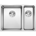 Under the countertop, a BLANCO ANDANO 340/180-U sink is installed, 58.5x40 cm, without an eccentric valve, bowl on the left.