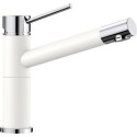 Köögivalamu segisti BLANCO ALTA Compact, valge/kroomitud