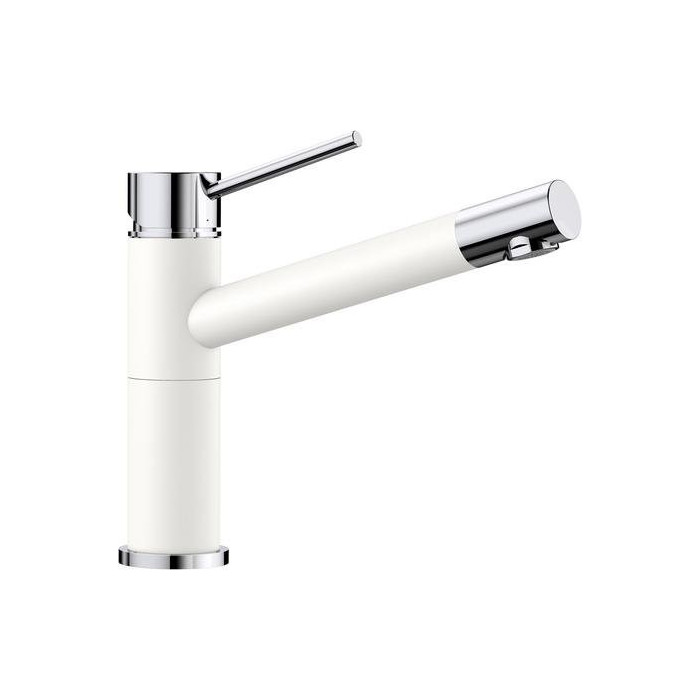 BLANCO ALTA Compact kitchen (sink) mixer, white/chromed