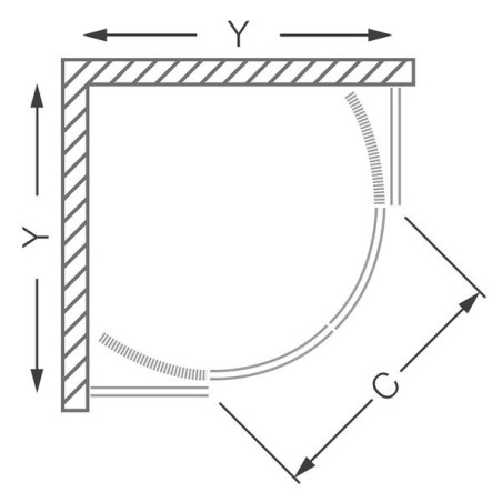 Dušikabiin ROLTECHNIK LLR2 80 x 80 cm