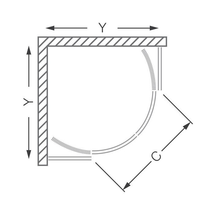 Душевая кабина ROLTECHNIK LLR2 80 x 80 см