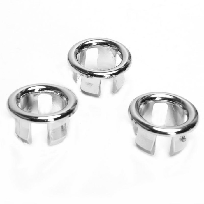 Vannitoa-bidee ülevooluava kate REMER 24 mm, kroom