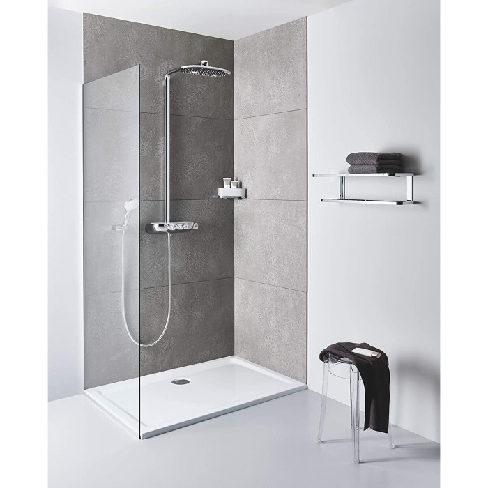 Termostaatiline vihmadušisüsteem GORHE Rainshower SmartControl 360 Duo koos käsidušiga Power&Soul, 115 26250000