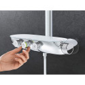 Thermostatic rain shower system GORHE Rainshower SmartControl 360 Duo with handheld shower Power&Soul, 115 26250000