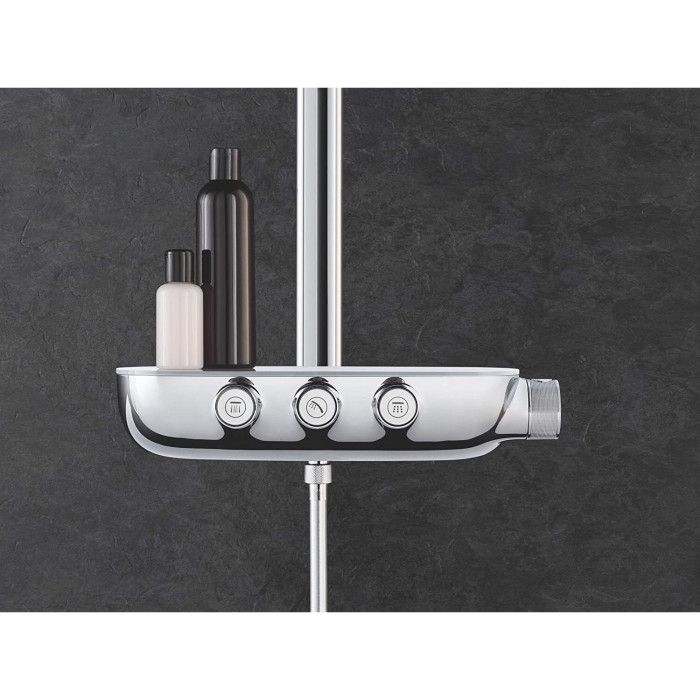 Термостатическая система дождевого душа GORHE Rainshower SmartControl 360 Duo с ручным душем Power&Soul, 115 26250000