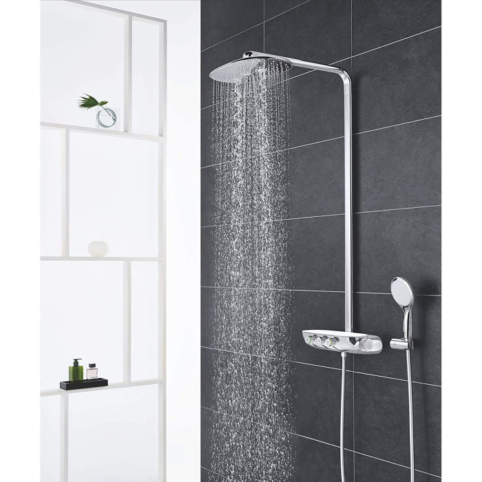 Термостатическая система дождевого душа GORHE Rainshower SmartControl 360 Duo с ручным душем Power&Soul, 115 26250000