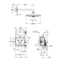 Potiseine termostaatiline dušikomplekt GROHE Grohtherm SmartControl, 34744000