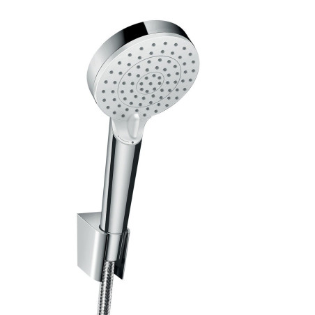 Душевые комплекты HANSGROHE Crometta 100 White/Chrome, 2 функции, (Выбор различных длин)
