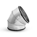 Ventilatsiooni põlv ALNOR 250 x 45°, segmentne