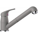 Kitchen (sink) faucet BLANCO, DARAS-S, aluminum metal with a pull-out hose