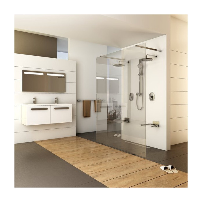 RAVAK Walk-In Free Shower Cabin (Available in various sizes)