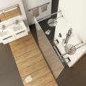 RAVAK Walk-In Free Shower Cabin (Available in various sizes)