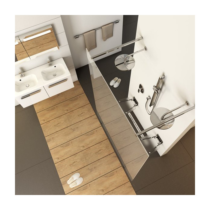 RAVAK Walk-In Free Shower Cabin (Available in various sizes)