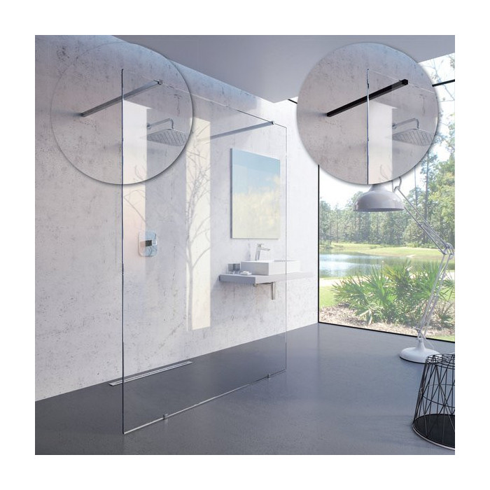 RAVAK Walk-In Free Shower Cabin (Available in various sizes)