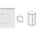 Shower cabin RAVAK Blix BLCP4