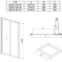 Dušikabiin RAVAK Blix BLDZ2