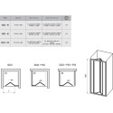 Shower doors RAVAK Supernova SDZ3