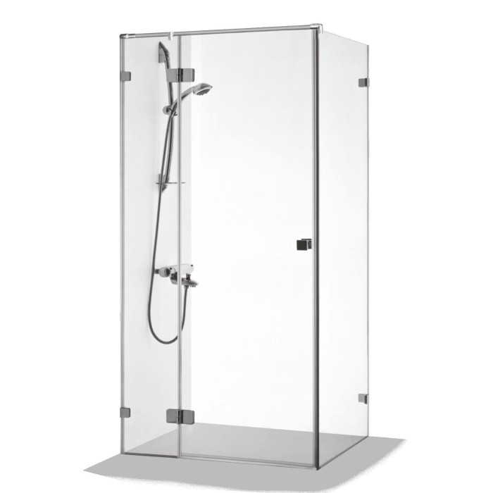 Shower cabin BRASTA GLASS Vita plus - only with left doors (Various size options)