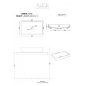 Умывальник настольный ALICE CERAMICA Размер 60 x 35 см