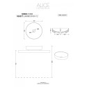 Умывальник настольный ALICE CERAMICA Форма 45 см