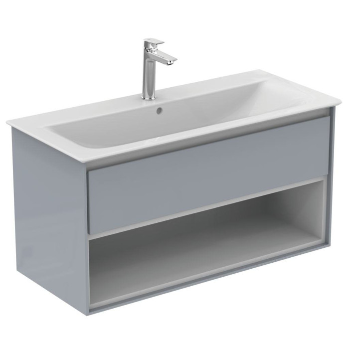 Connect Air VANITY BASIN 104 cm wall-mounted furniture sink