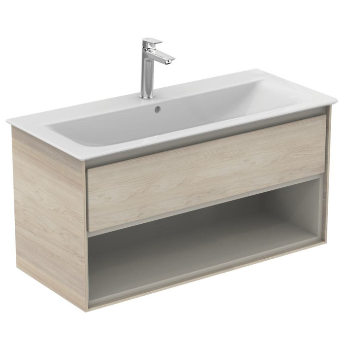 Connect Air VANITY BASIN 104 cm wall-mounted furniture sink